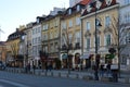 Shops on prestigious Krakowskie PrzedmieÃâºcie Warsaw Poland